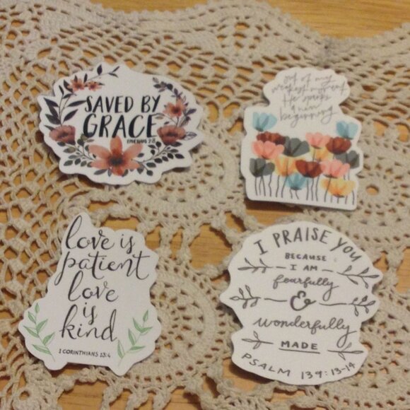 Bible Quotes and Christian Inspiration Stickers Bundle - Picture 4 of 6